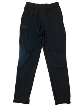 Under Armour Loose Black Performance Track Jogger Pants Size Medium